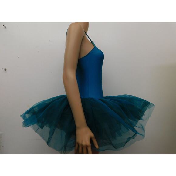 Dance Costume Revolution 697 Medium Child Tutu Ballet Sequin Peacock Pageant - Picture 3 of 3